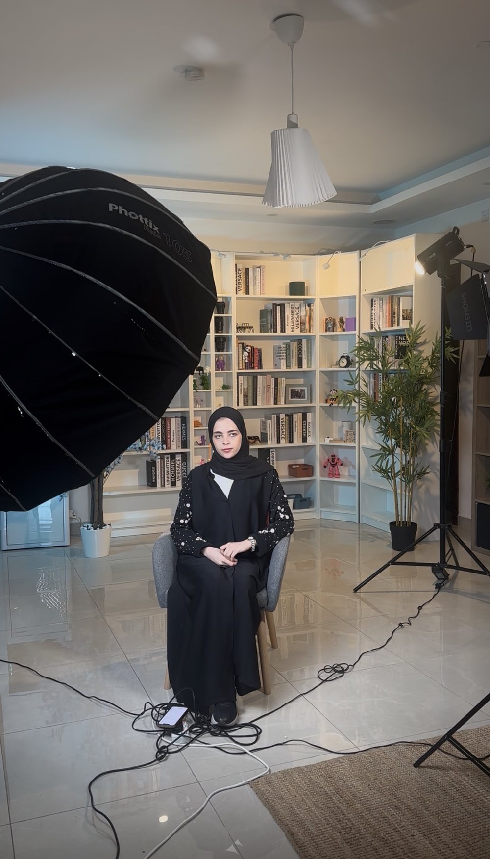 تصوير محتوى حواري في استوديو كيان